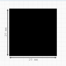 Hatch packing | EPDM 45° Shore A | 20 x 20 mm